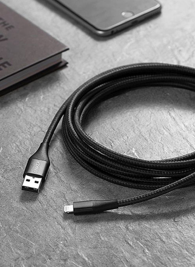 Anker Powerline+ II  MFI Charging Cable 3M, Black Black