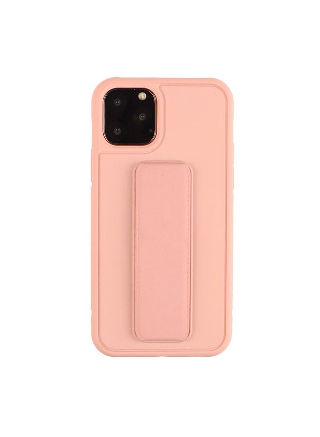 Shockproof PC TPU Protective Case With Wristband Holder For Apple iPhone 12 Pro Max Pink