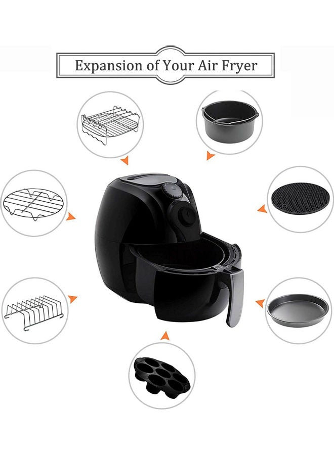 Air Fryer Accessories Black 20.30 x 17.50 x 20.30cm