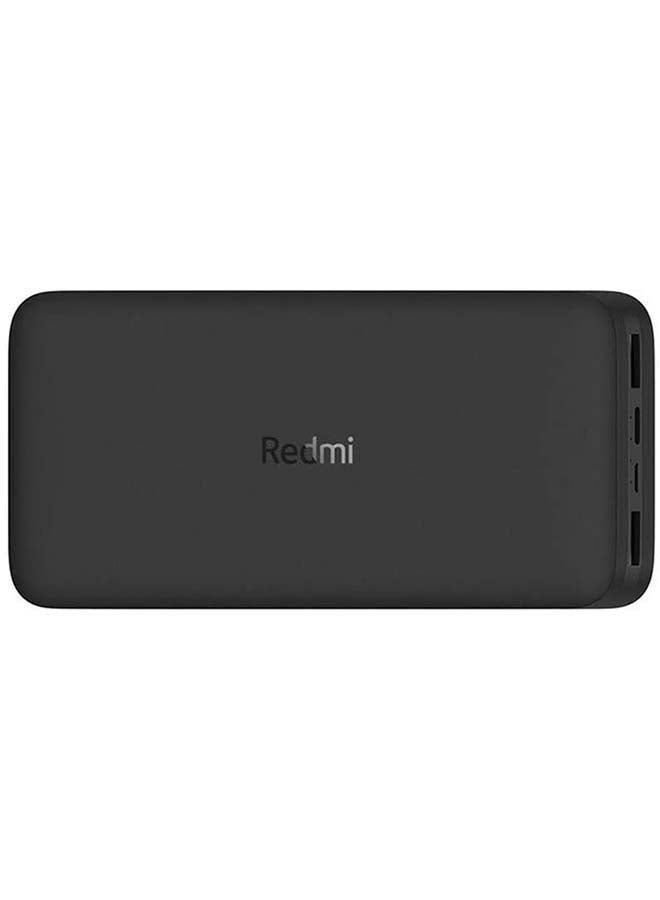 20000mAh High-Speed Charging Technology Powerbank 18 watt Black