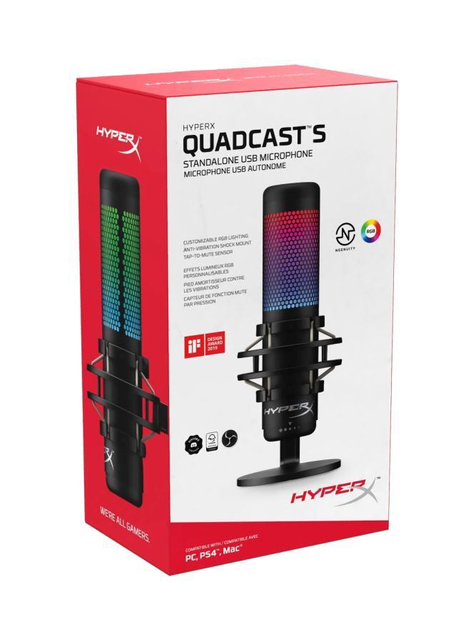 QuadCast S RGB USB Condenser Microphone For PC