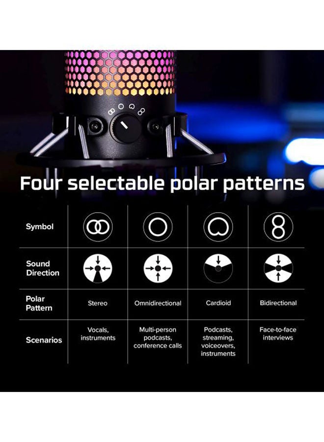 QuadCast S RGB USB Condenser Microphone For PC