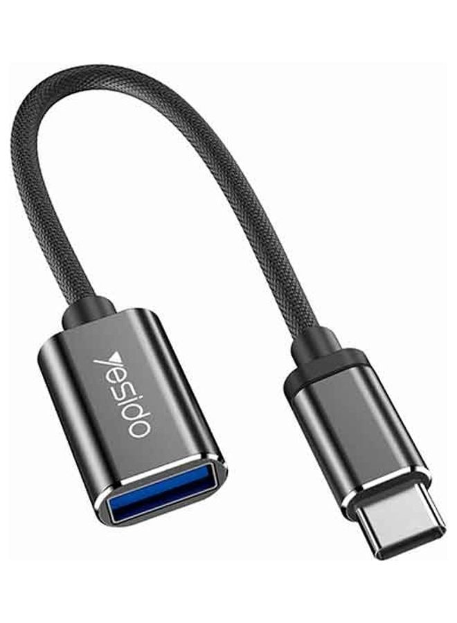 Type -C OTG Super Fast USB 3.0 Data Transmission Black