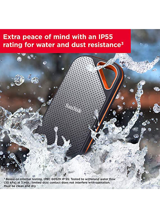 2TB Extreme PRO Portable SSD - Read/Write Speeds up to 2000MB/s, USB 3.2 Gen 2x2-SDSSDE81-2T00-G25 2 TB