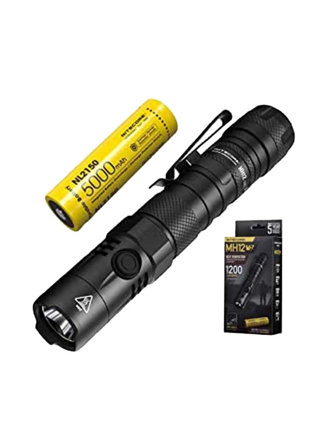 MH12 V2 CREE XP-L2 V6 LED Flashlight 1200 Lumens 21700 Battery (5000mah)  with  USB charging cable