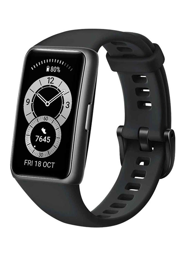 Band 6 All-Day SPO2 Monitoring Fullview Display 2 Weeks Battery Life 1.47 inch Graphite Black