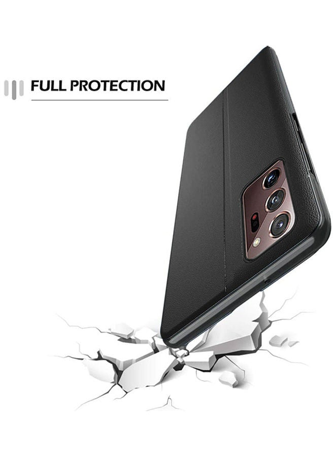 Protective Flip Case Cover for Samsung Galaxy Note 20 Ultra Black