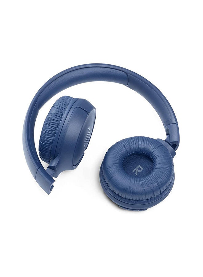 Tune 510Bt Wireless On-Ear Headphones - Pure Bass - 40H Battery - Speed Charge - Fast Usb Type-C - Foldable Blue