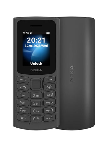 105 4G Dual SIM Black/Charcoal- Middle East Version