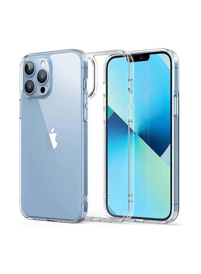 iPhone 13 Pro Max Case 6.7 inch Anti-Yellowing Military Hard Back Case Ultra Thin Crystal Case Shock Protection Anti-Drop Case for iPhone 13 Pro Max Clear Cover Transparent