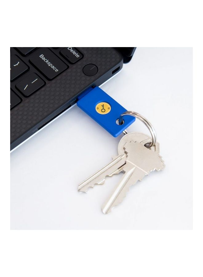 Security Key by Yubico (NFC) - Second Factor Authenticator Blue