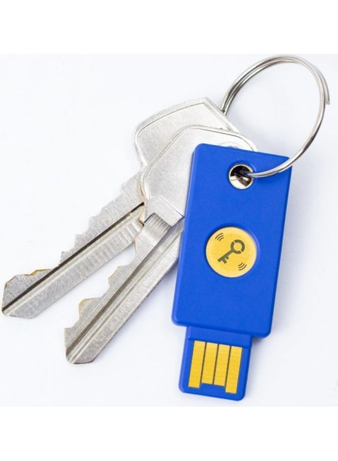 Security Key by Yubico (NFC) - Second Factor Authenticator Blue