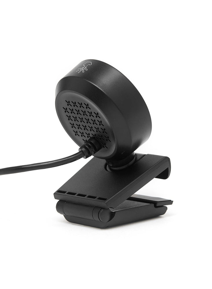 2K 30FPS Webcam With Microphone,Auto Focus,Color Correction and Privacy Cover Black/White