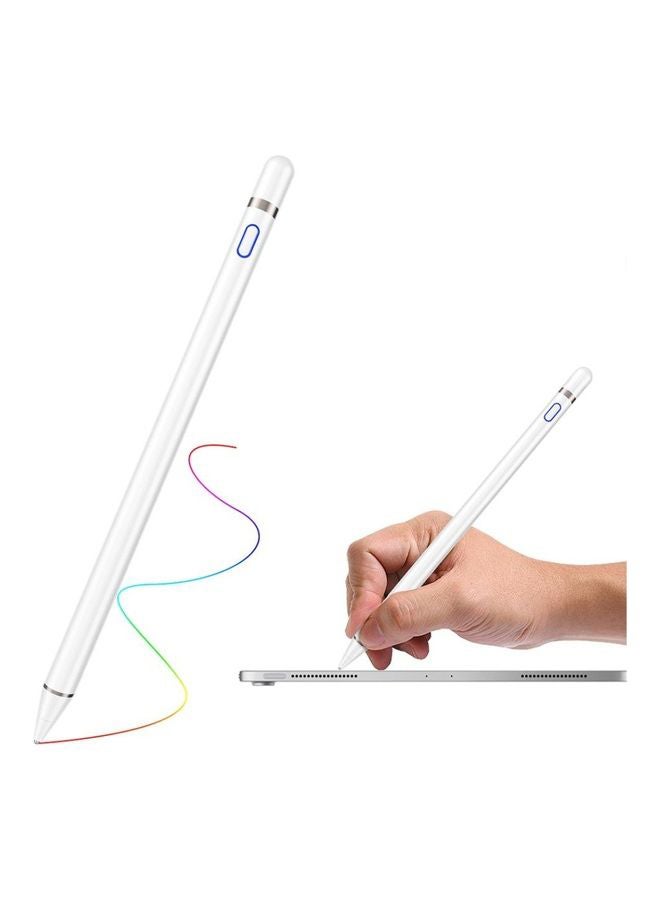 High Tech Smart Stylus Pen For iPad/ Tab/ Mediapad White