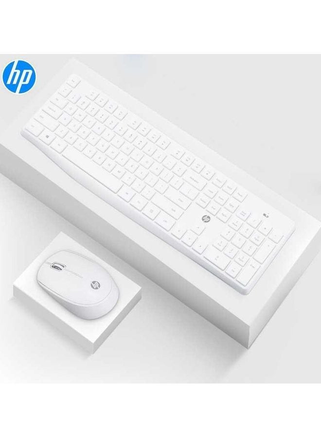 Wireless Keyboard and Mouse Combo CS10 White