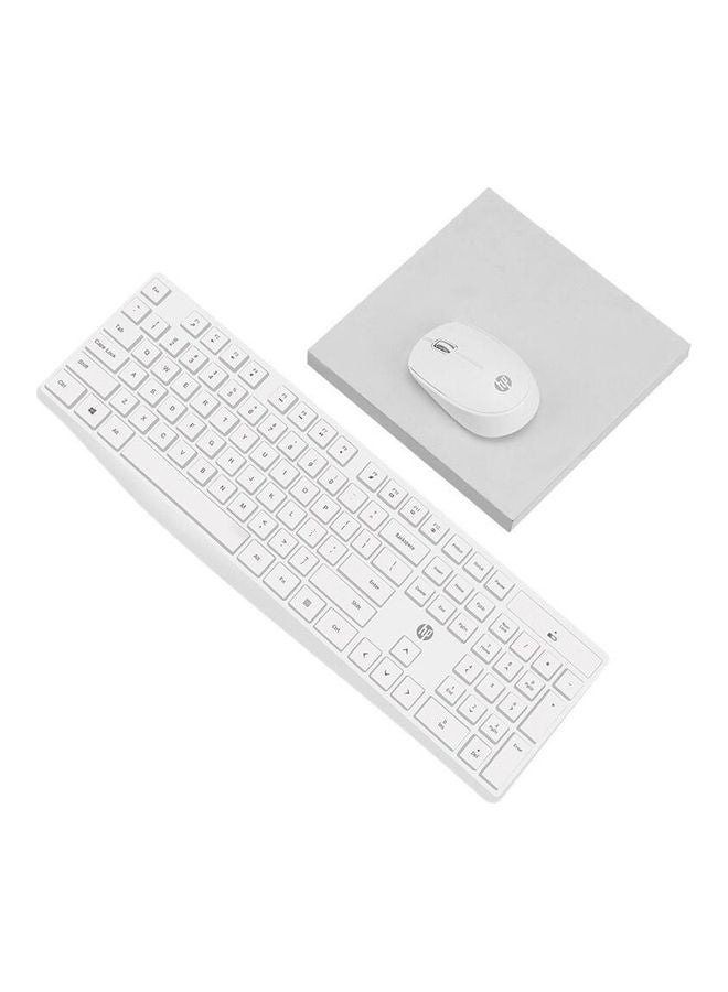 Wireless Keyboard and Mouse Combo CS10 White