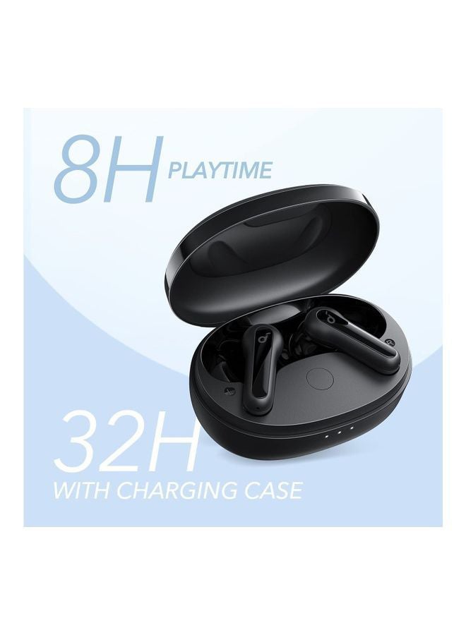 Life P2 Mini Wireless Earbuds Bluetooth, 10mm Drivers with Big Bass, Custom EQ, Bluetooth 5.2, 32H Playtime, USB-C for Fast Charging Black