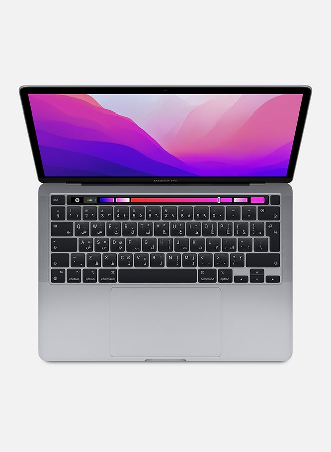 MacBook Pro MNEH3 13.3-Inch Display : Apple M2 chip with 8-core CPU and 10-core GPU, 256GB SSD, English Keyboard Space Grey