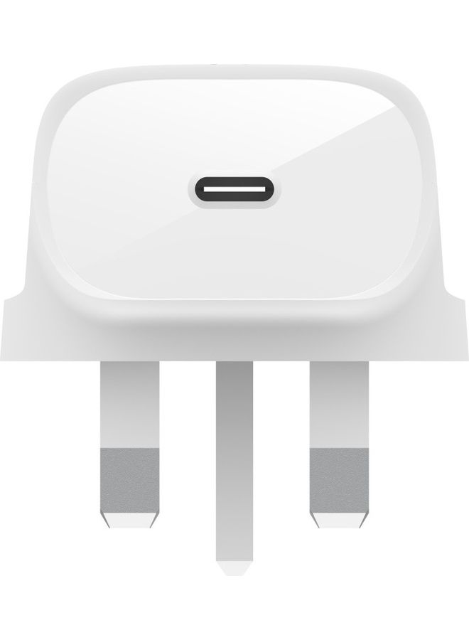 30W USB C Wall Charger With PPS Power Delivery USB IF Certified PD 3.0 Fast Charging For iPhone 13 White