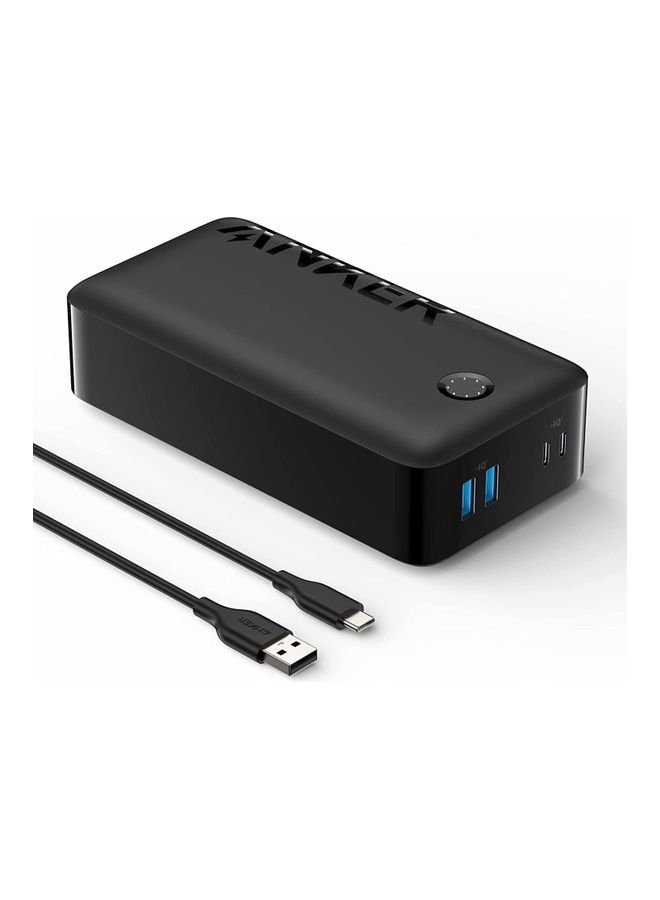 Power Bank, 347 Portable Charger (PowerCore 40K), 40,000mAh Battery Pack with USB-C High-Speed Charging, For iPhone 13 / Pro/Pro Max/mini, Samsung Galaxy, iPad, AirPods, and More Black