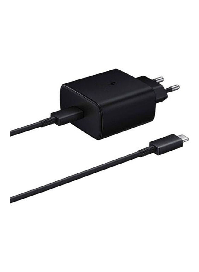 Samsung Travel Adapter 25W Super Fast Charging USB Type-C to Type-C Cable Black