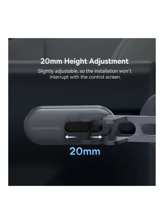 Magnetic Phone Car Mount Mobile Holder, Metal Car Holder, Magsafe Compatible with iPhone 15 Pro,iPhone 15 Pro Max, iPhone 15 Plus, 14/13/12 Series for Dashboard, Center Console and Any Flat Surface Black