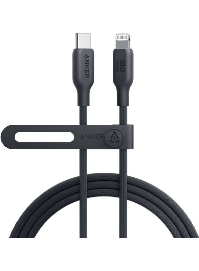 542 USB-C to Lightning Bio-Based 6ft Cable A80B2H11 Black Black