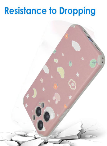 iPhone 13 Pro Case Cute Pattern Design Camera Lens Protection & Shockproof Flexible Soft Unique Silicone Protective Phone Case Shell Cover For Apple iPhone 13 Pro