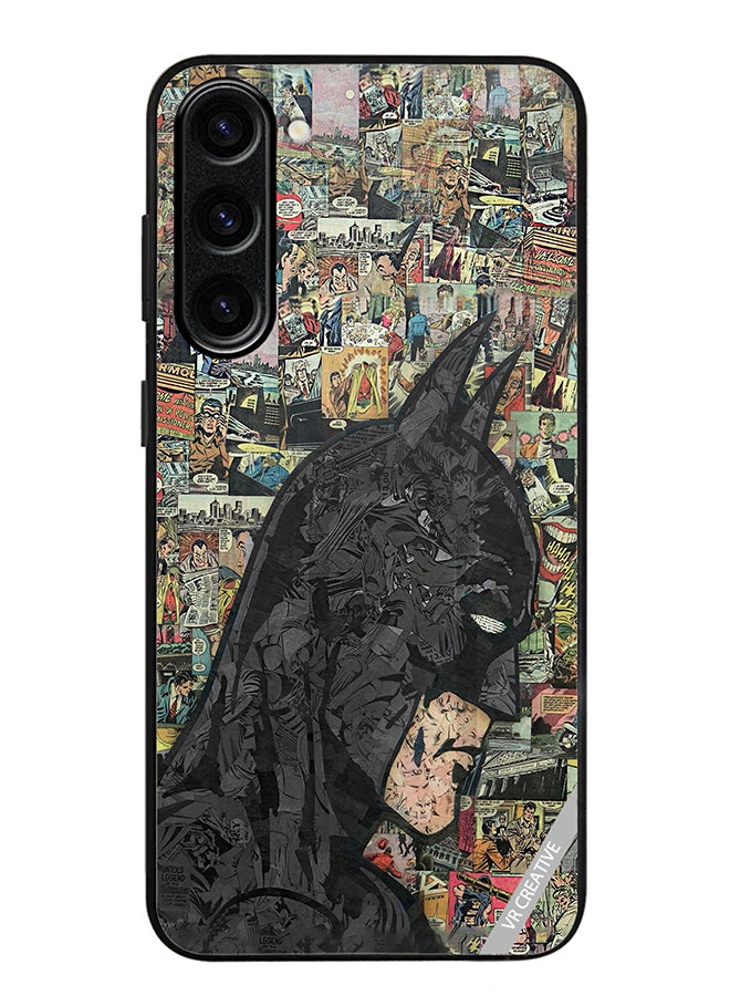 Protective Case Cover For Samsung Galaxy S23 FE Batman Comic Design Multicolour