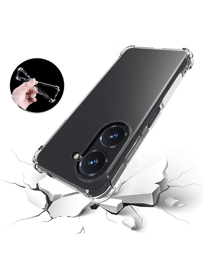 Asus Zenfone 10 Airbag Mobile Phone Case Transparent Anti-Drop Cover Tpu Protective Cover