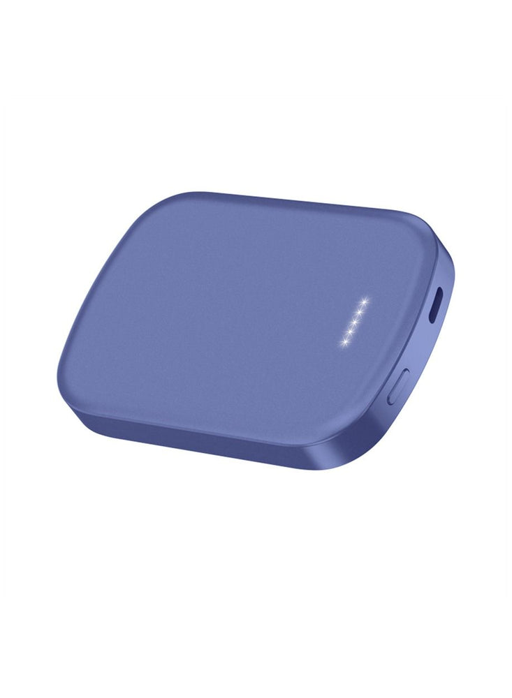 10000mAh Fast Magnetic Wireless Portable Power Bank Charger for iPhone 12 and 13 series.  Blue