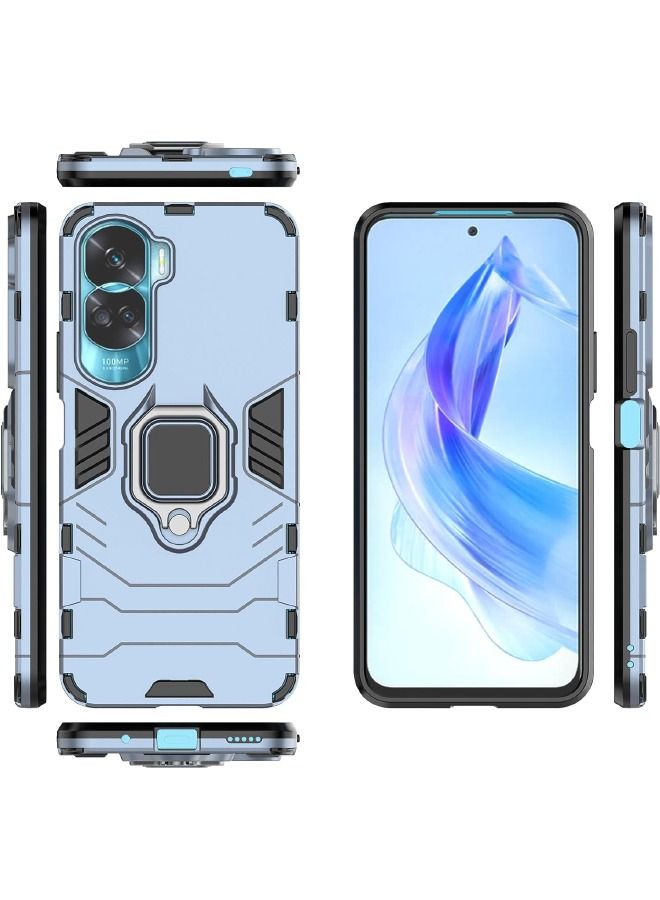 Honor 90 Lite Case, Built-in 360° Rotate Ring Kickstand, Military Grade Shockproof Test, Heavy Duty Shockproof Protective Case for Honor 90 Lite (6.7