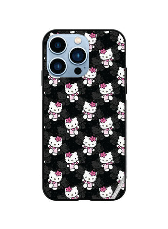 Protective Case Cover For Apple iPhone 14 Pro Hello Kitty Design Multicolour