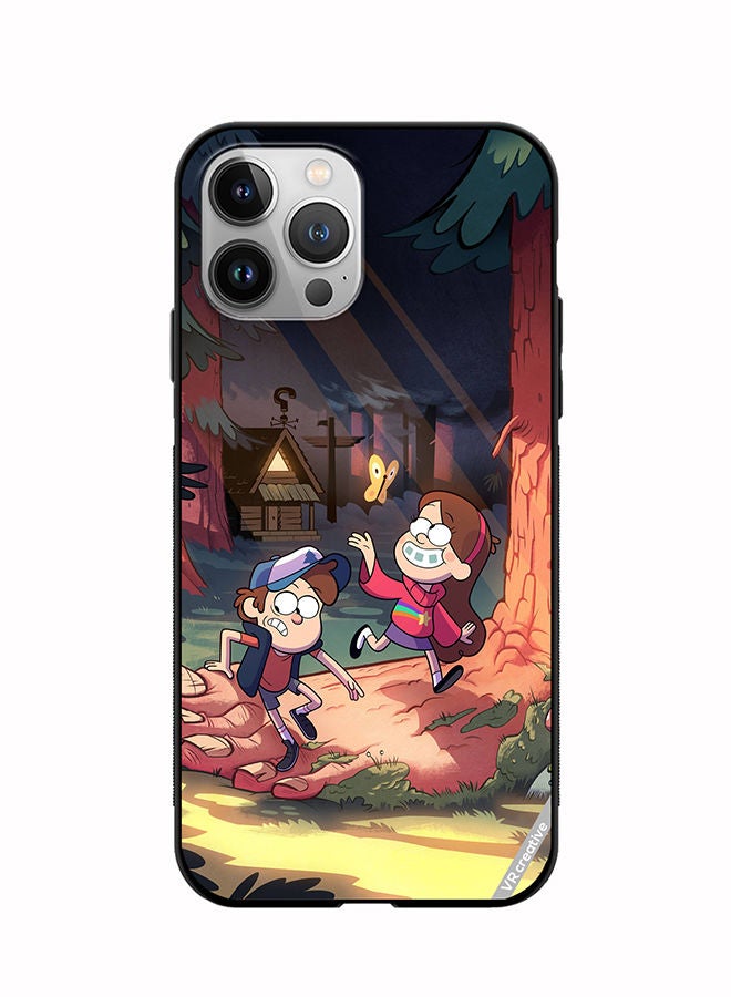 Protective Case Cover For Apple iPhone 12 Pro Gravity Falls Design Multicolour