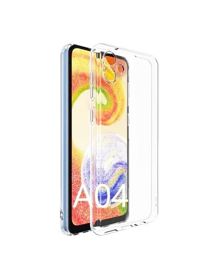 Samsung Galaxy A04 / M13 5G Cover Clear Case Soft Flexible Silicone TPU Shockproof Transparent Rubber Back Cover Compatible for Samsung Galaxy A04 / M13 5G Protector