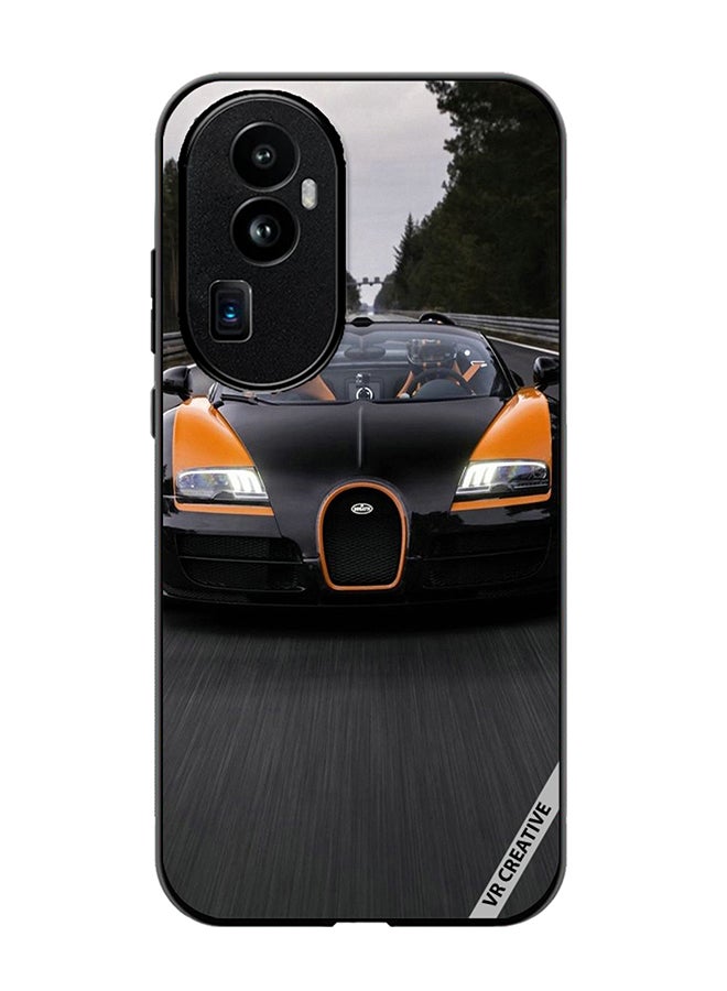 Protective Case Cover For Oppo Reno 10 Pro Plus Bugatti Chiron Design Multicolour