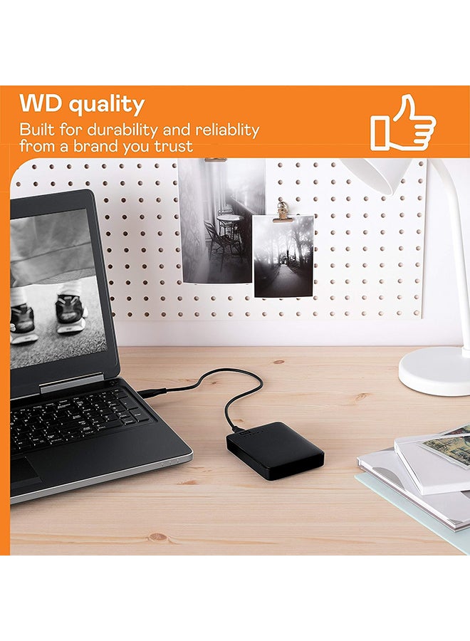 5TB WD Elements Portable External Hard Drive, USB 3.0 - WDBU6Y0050BBK-WESN 5.0 TB