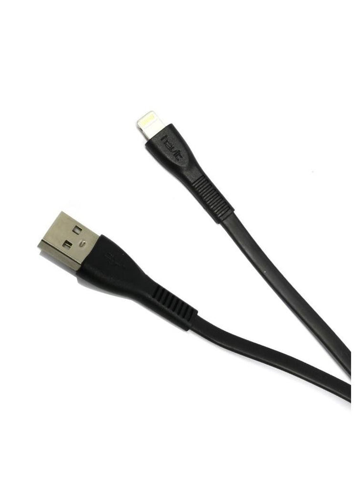 HAVIT LIGHTNING USB CABLE Compitible with APPLE 0.3M - BLACK