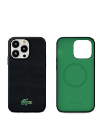 Lacoste HC Magfit Silicone Case For iPhone 15 Pro (Black)