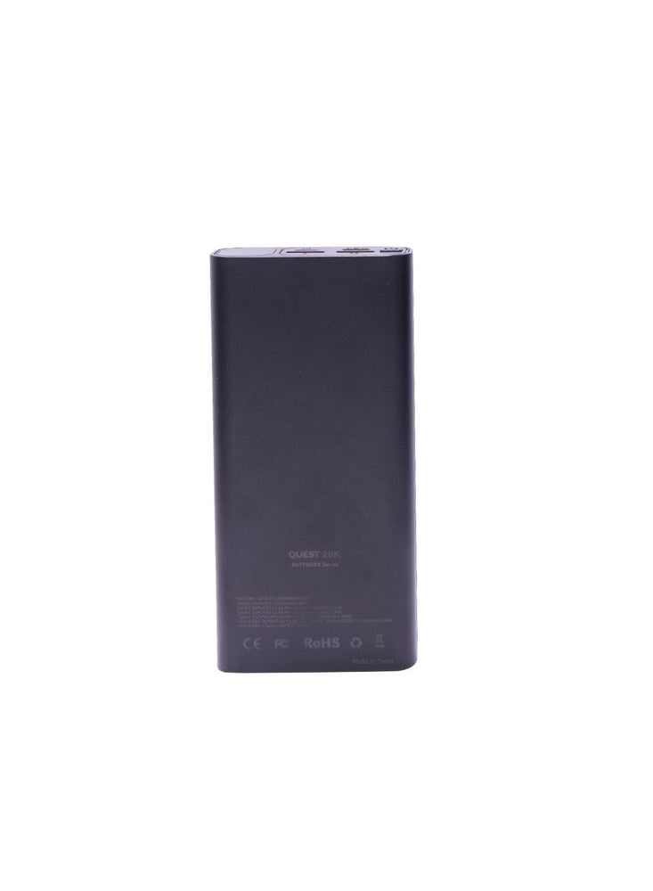 PD 22.5W Power Bank 20000 mAh Super Fast Charging Portable Charger 1 Type C 1 Micro USB and 2  USB A Output Compatible with iPhone, Samsung, iPad and more- Black