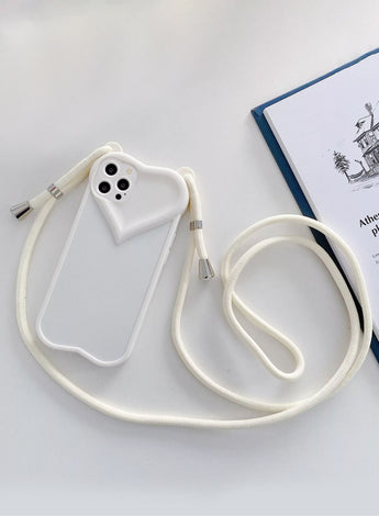 Mobile Cover For iPhone 12 Pro Max With Textile Hanging Rope