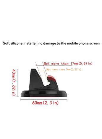 2PCS Dashboard Phone Holder for Car-Vertical Horizontal 360°Rotate, Car Phone Mount, Office and Home Phone Holder, Compatible with 3.5-7 inch Smartphones, Such as iPhone 12 11 XS 8 7 Pro Max Samsung