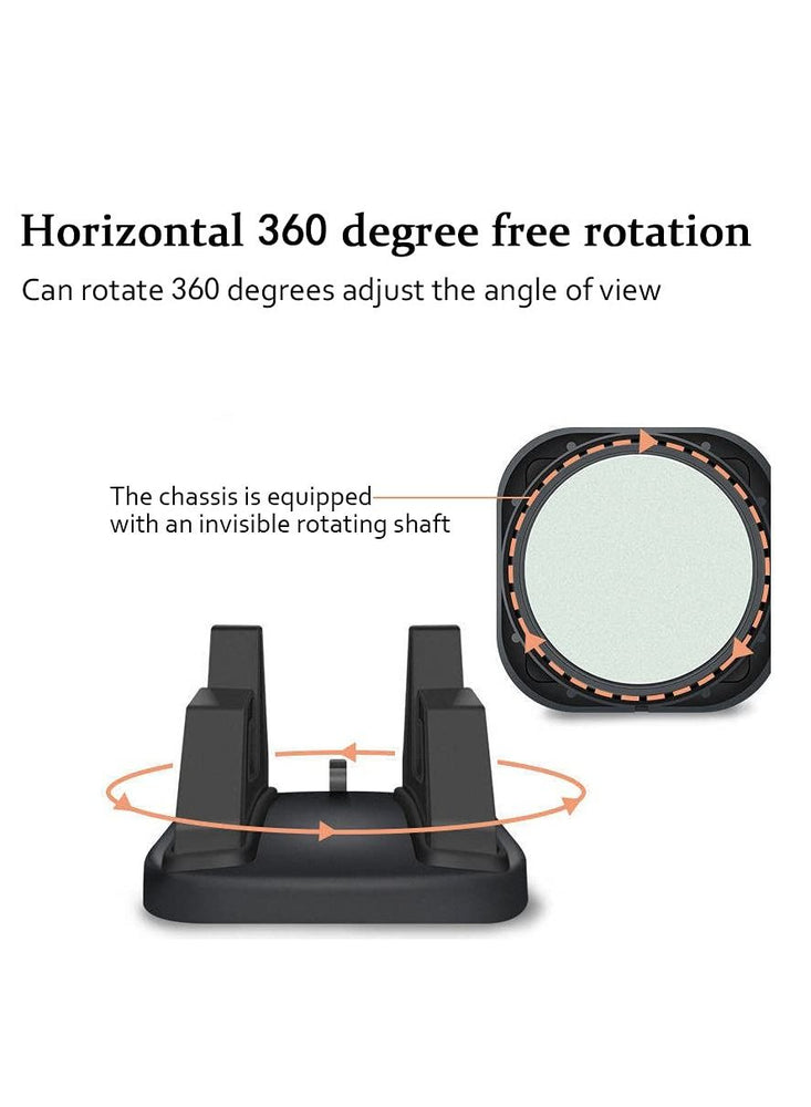 2PCS Dashboard Phone Holder for Car-Vertical Horizontal 360°Rotate, Car Phone Mount, Office and Home Phone Holder, Compatible with 3.5-7 inch Smartphones, Such as iPhone 12 11 XS 8 7 Pro Max Samsung