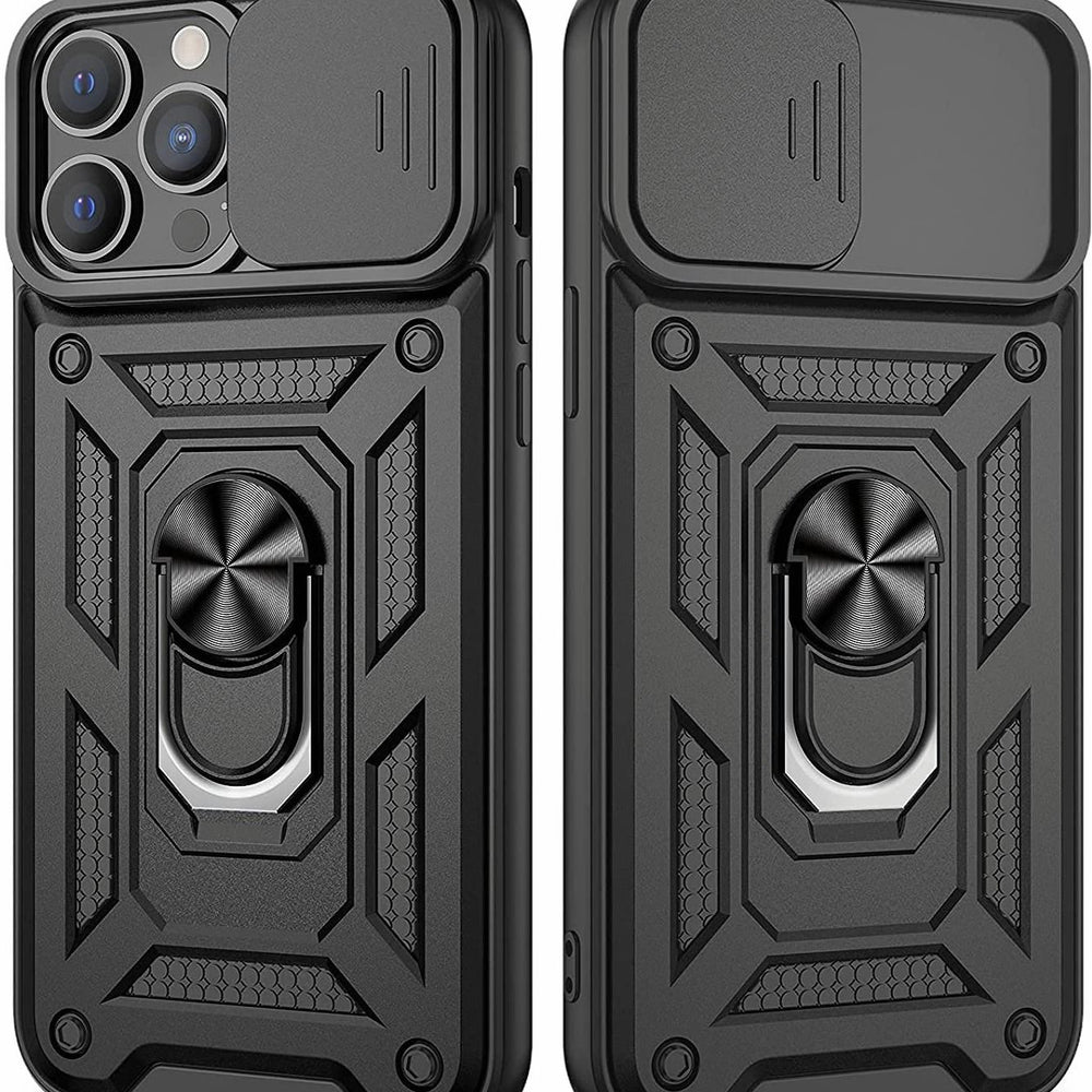 Excefore for iPhone 13 Pro Max Case, 13 Pro Max Cover Kickstand Case with Slide Camera Cover