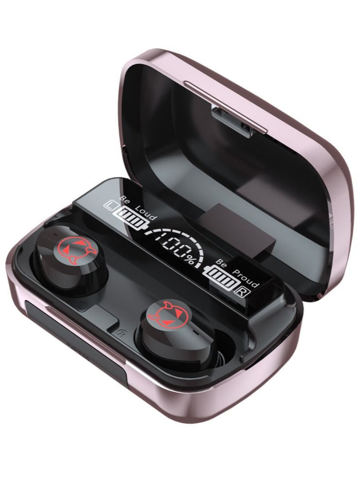 M23 Little Devil Wireless Bluetooth Headset Sports Waterproof TWS In-Ear Touch Binaural 5.1 Pink wireless earbuds true wireless compatible apple Suitable for Android and other systems bluetooth 5 true wireless earbuds