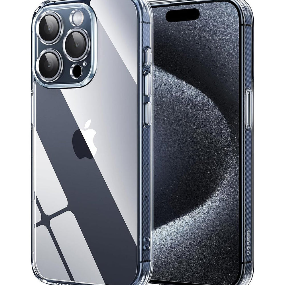 iPhone 15 Pro Case Clear 6.1 inch【Anti-Yellowing】【 Mil-Grade Anti-Drop】iPhone 15 Pro Cover Transparent, Slim Crystal iPhone 15  Pro Case, Full Coverage Lens Protection, Shockproof Anti-Scratch Clear