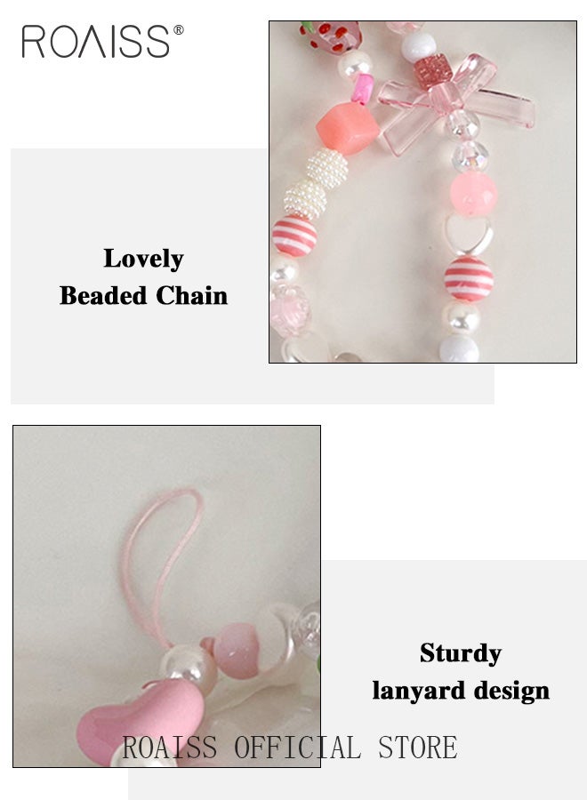 High Quality Mobile Phone Pendant Camera Anti Lost Rope Handmade Beads Cute and Fashionable Versatile for Everyday Use