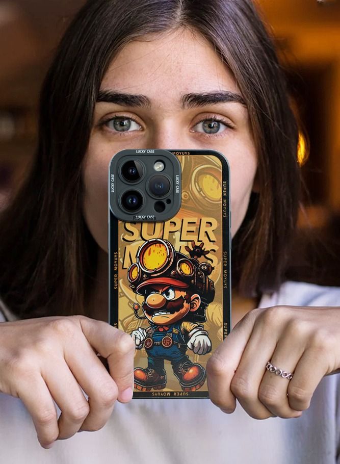 iPhone 14 Pro Max Case Super Mario Cover Adorable & Shockproof