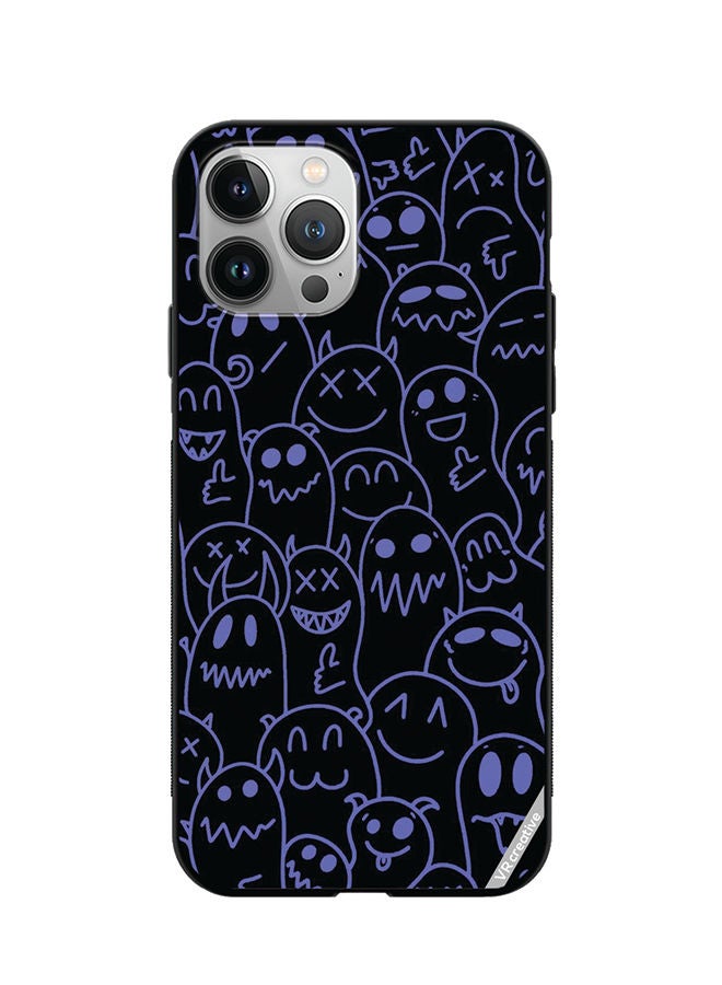 Protective Case Cover For Apple iPhone 12 Pro Halloween Design Multicolour