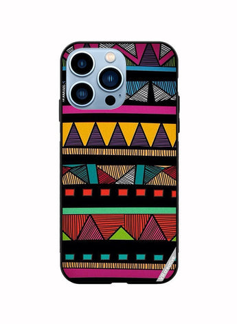 Protective Case Cover For Apple iPhone 14 Pro Kalakari Design Multicolour